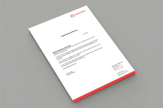 Danotherm REACH compliancy